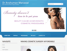 Tablet Screenshot of anshumanmanaswi.com